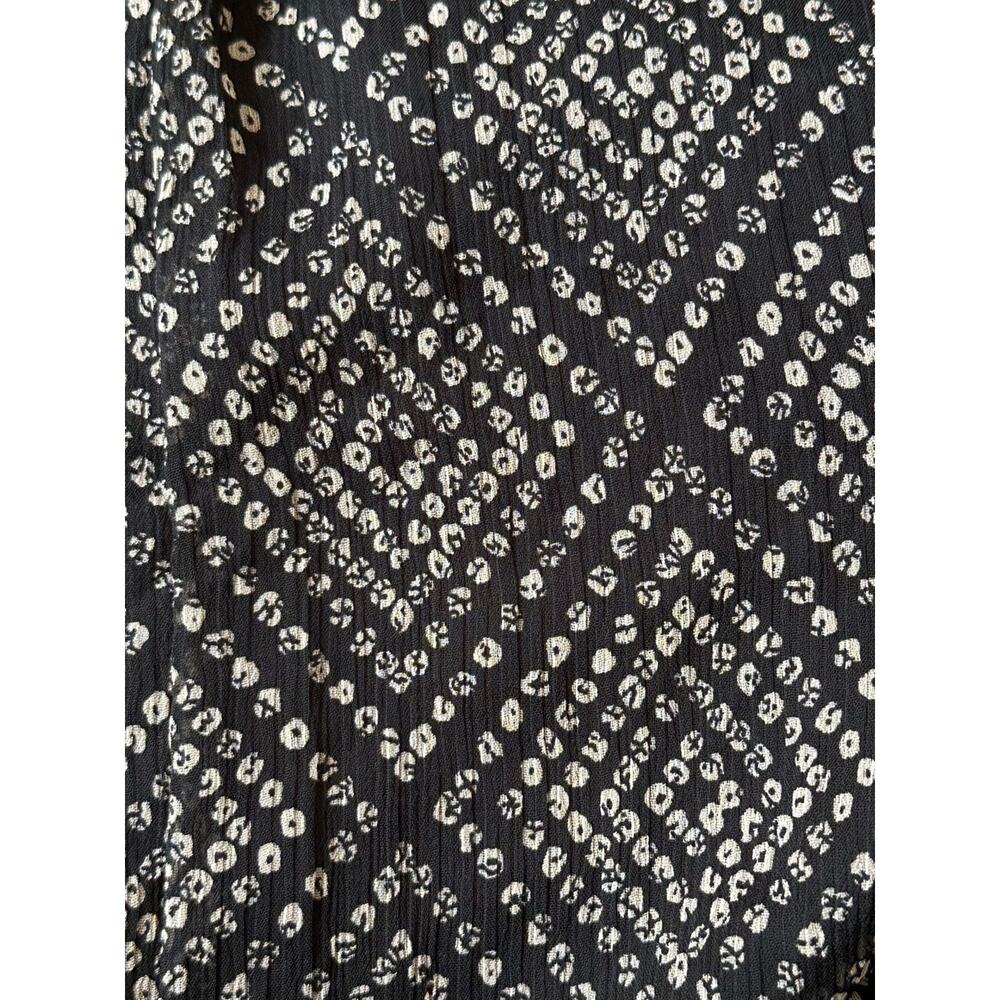 Jessica Simpson Black & White Geometric Maxi Skirt - SIZE L - LARGE - Picture 6 of 10